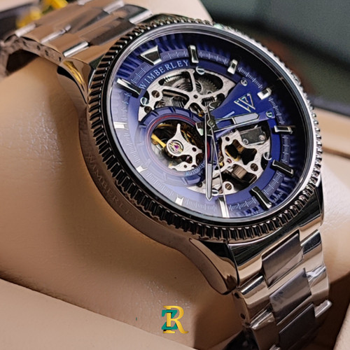 ساعت مچی مردانه ویمبرلی آمریکا اتومات اورجینال دودی سرمه ای مدل WB-AS326G-U